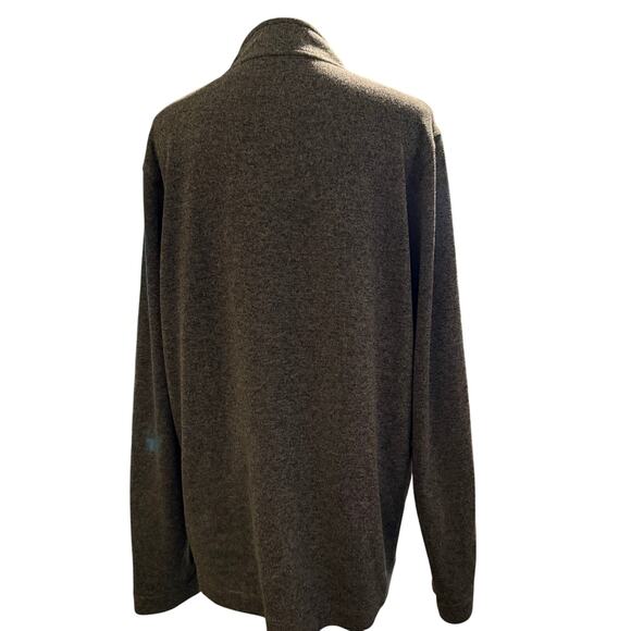 Rhone Apparel Commuter Dark Gray Heather Quarter Zip Pullover, Men's Size XL - Picture 5 of 6